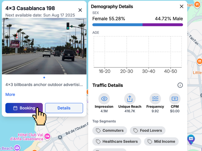 Real-Time Booking