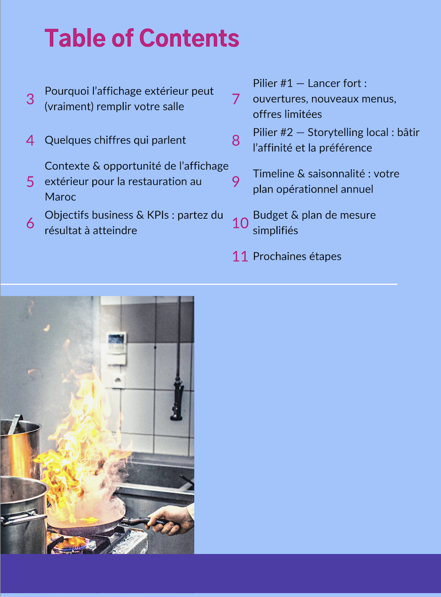 OOH Guide 2025 for Food & Beverages