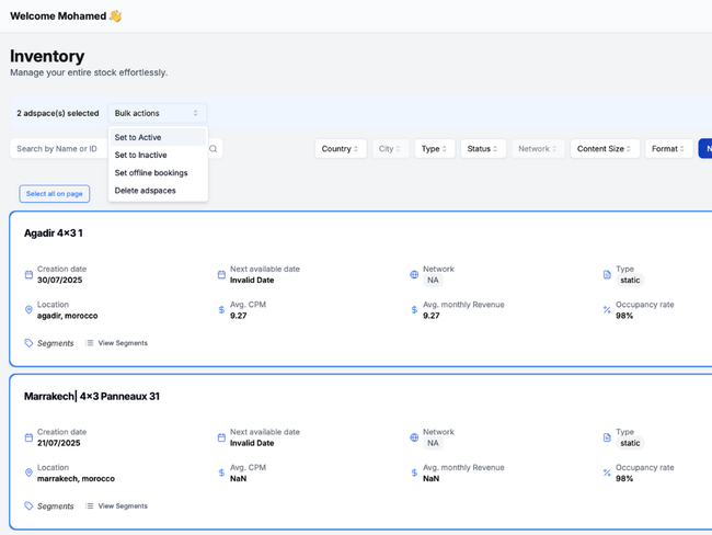 Real-Time Inventory Control