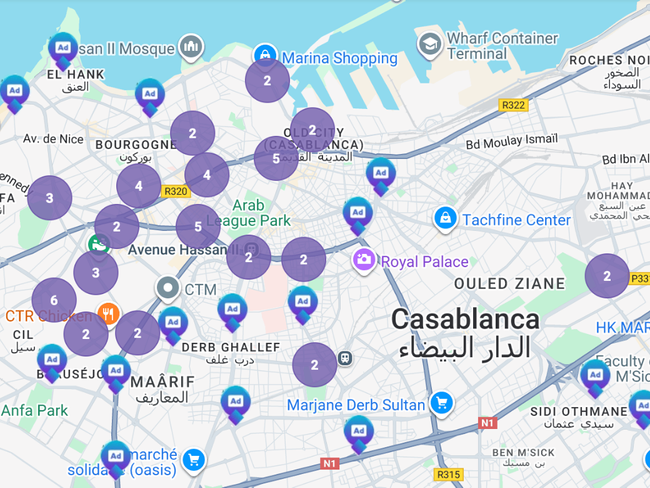 Interactive Map Planning
